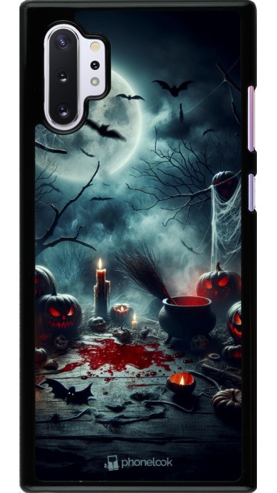 Samsung Galaxy Note 10+ Case Hülle - Halloween 2024 Dunkler Mond