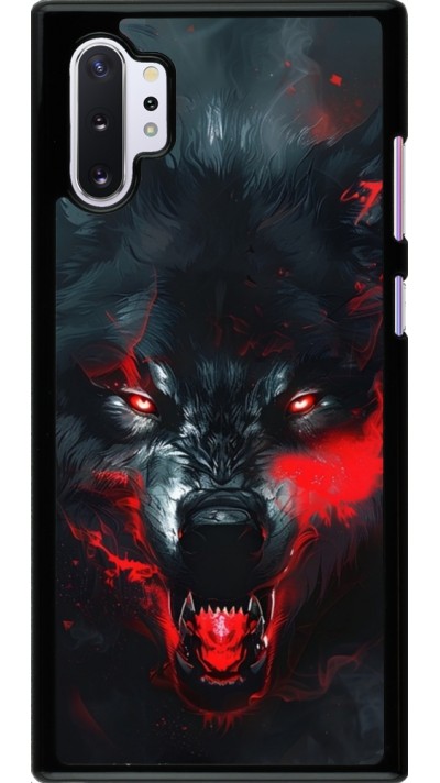 Samsung Galaxy Note 10+ Case Hülle - Halloween 2024 mad werewolf