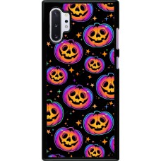 Samsung Galaxy Note 10+ Case Hülle - Halloween 2024 rainbow pumpkins