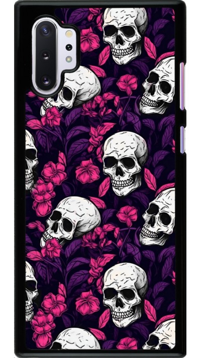 Samsung Galaxy Note 10+ Case Hülle - Halloween 2024 romantic skulls