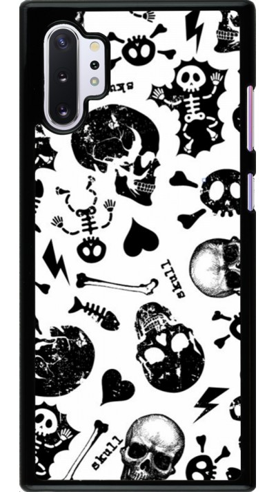 Samsung Galaxy Note 10+ Case Hülle - Halloween 2024 skeleton mix