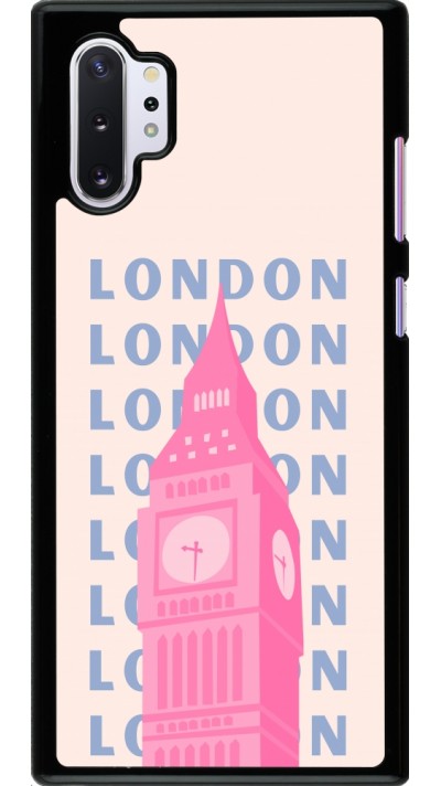 Samsung Galaxy Note 10+ Case Hülle - London Pink Print