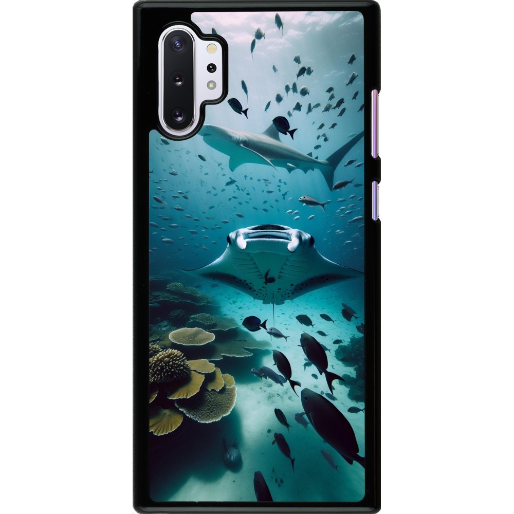 Samsung Galaxy Note 10+ Case Hülle - Manta Lagune Reinigung