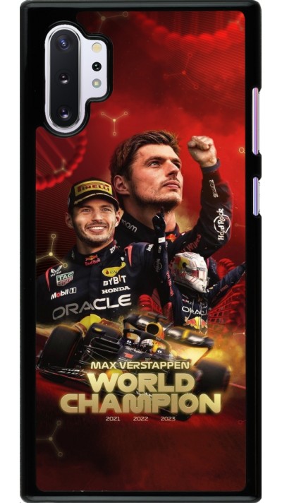 Samsung Galaxy Note 10+ Case Hülle - Max Verstappen Champion 2023