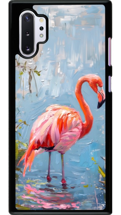 Samsung Galaxy Note 10+ Case Hülle - Paint Flamingo