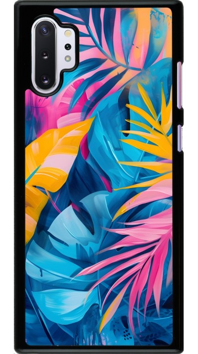 Samsung Galaxy Note 10+ Case Hülle - Palms Blue