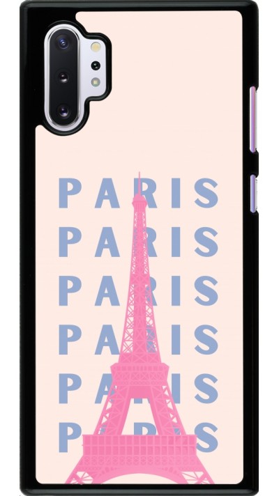 Samsung Galaxy Note 10+ Case Hülle - Paris Pink Print