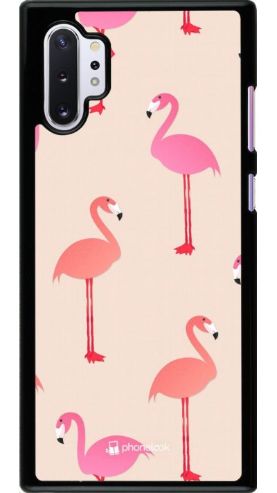 Hülle Samsung Galaxy Note 10+ - Pink Flamingos Pattern