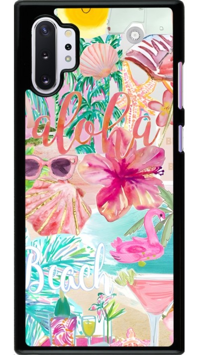 Samsung Galaxy Note 10+ Case Hülle - Preppy Collage Aloha