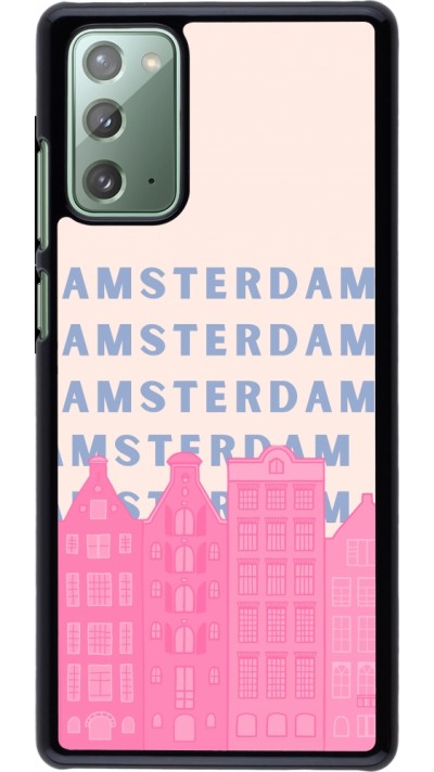 Samsung Galaxy Note 20 Case Hülle - Amsterdam Pink Print