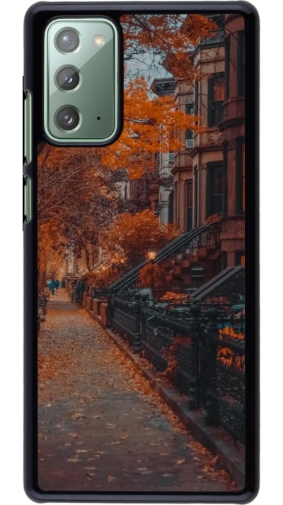 Samsung Galaxy Note 20 Case Hülle - Autumn 2024 city