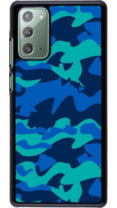 Hülle Samsung Galaxy Note 20 - Camo Blue