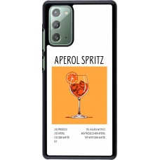 Samsung Galaxy Note 20 Case Hülle - Cocktail Rezept Aperol Spritz