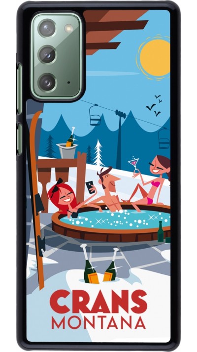 Samsung Galaxy Note 20 Case Hülle - Crans-Montana Mountain Jacuzzi