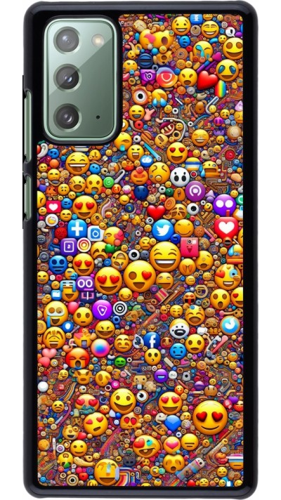 Samsung Galaxy Note 20 Case Hülle - Emoji gemischt