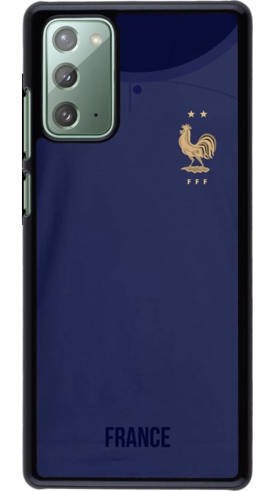 Samsung Galaxy Note 20 Case Hülle - Frankreich 2022 personalisierbares Fussballtrikot