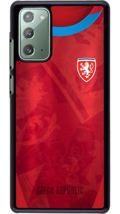 Samsung Galaxy Note 20 Case Hülle - Tschechische Republik personalisierbares Fussballtrikot