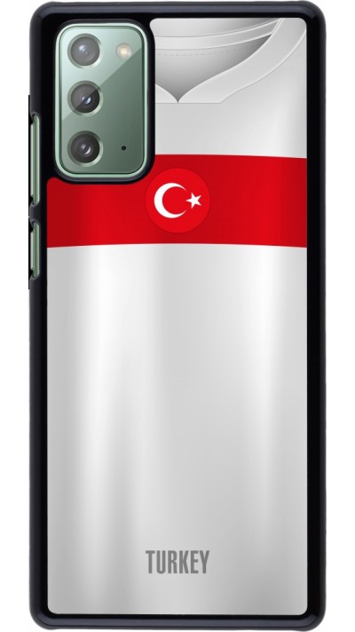 Samsung Galaxy Note 20 Case Hülle - Türkei personalisierbares Fussballtrikot