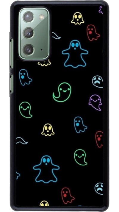 Samsung Galaxy Note 20 Case Hülle - Halloween 2024 colorful ghosts