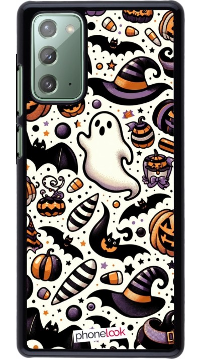 Samsung Galaxy Note 20 Case Hülle - Halloween 2024 Niedliches Muster