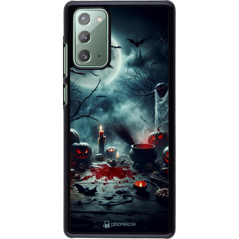 Samsung Galaxy Note 20 Case Hülle - Halloween 2024 Dunkler Mond