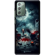 Samsung Galaxy Note 20 Case Hülle - Halloween 2024 Dunkler Mond