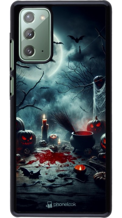 Samsung Galaxy Note 20 Case Hülle - Halloween 2024 Dunkler Mond