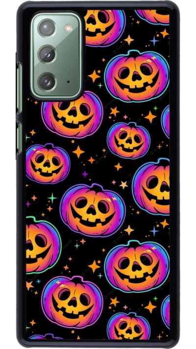 Samsung Galaxy Note 20 Case Hülle - Halloween 2024 rainbow pumpkins