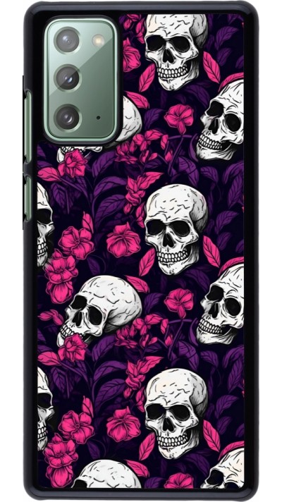 Samsung Galaxy Note 20 Case Hülle - Halloween 2024 romantic skulls