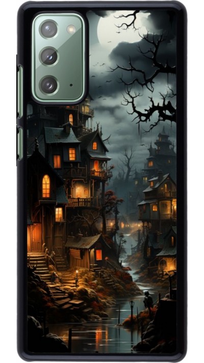 Samsung Galaxy Note 20 Case Hülle - Halloween 2024 scary town