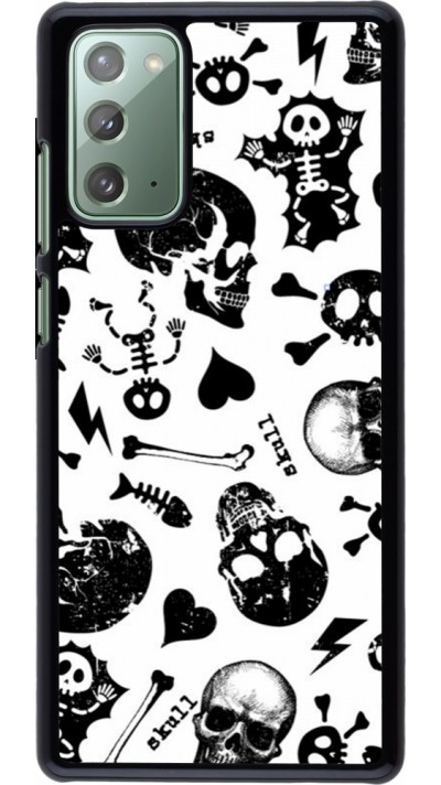 Samsung Galaxy Note 20 Case Hülle - Halloween 2024 skeleton mix