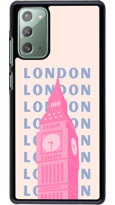 Samsung Galaxy Note 20 Case Hülle - London Pink Print