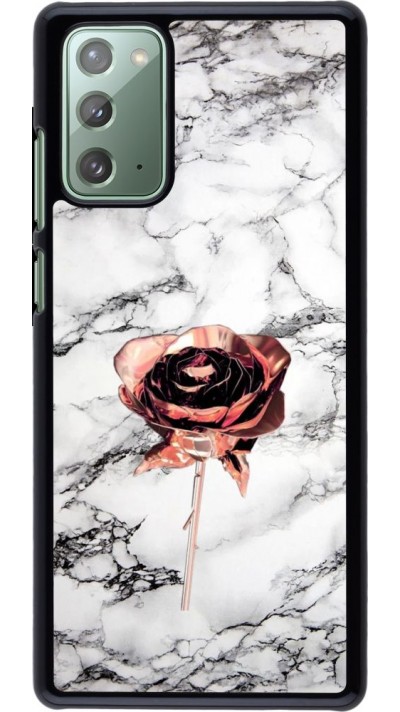 Hülle Samsung Galaxy Note 20 - Marble Rose Gold