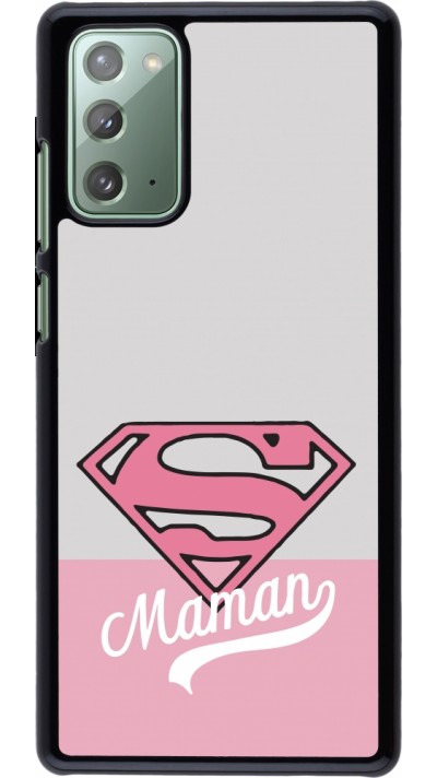 Samsung Galaxy Note 20 Case Hülle - Mom 2024 Super hero maman