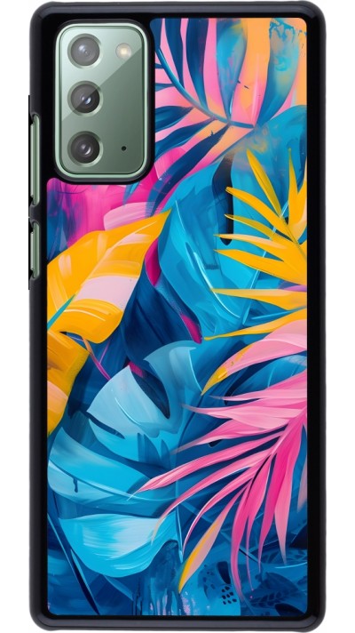 Samsung Galaxy Note 20 Case Hülle - Palms Blue