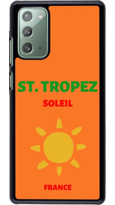 Samsung Galaxy Note 20 Case Hülle - Pop Summer Destination St-Tropez