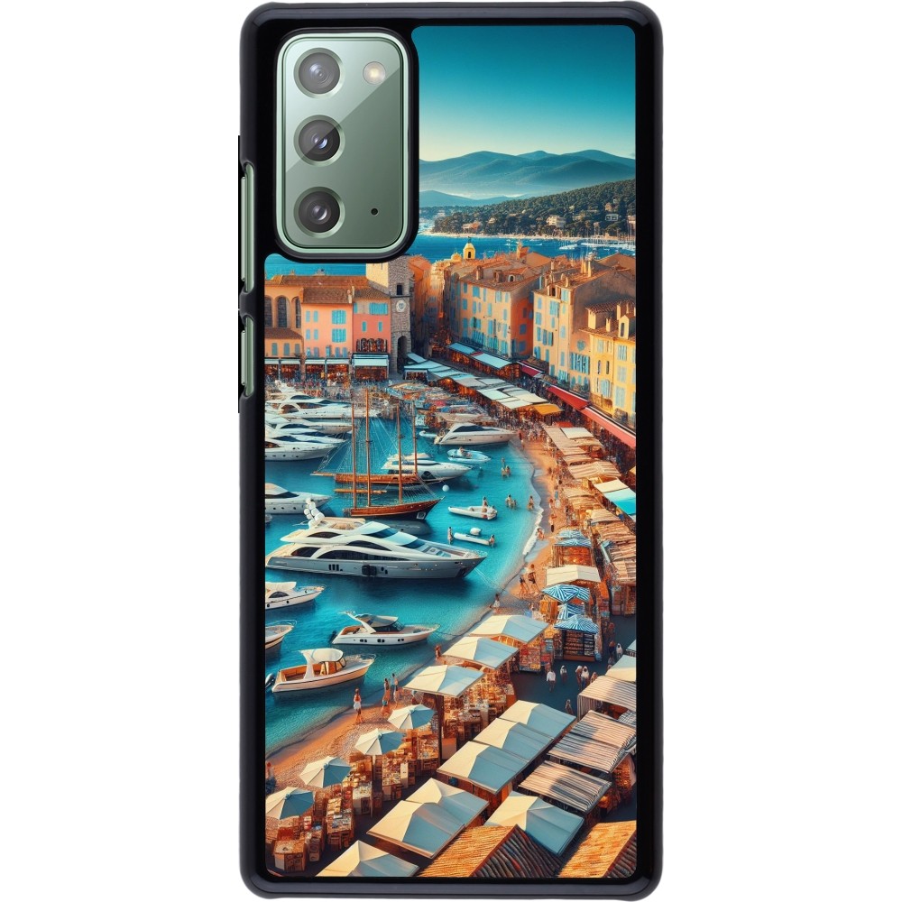 Samsung Galaxy Note 20 Case Hülle - Saint-Tropez Strand