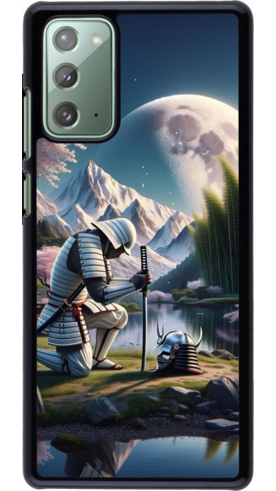 Samsung Galaxy Note 20 Case Hülle - Samurai Katana Mond