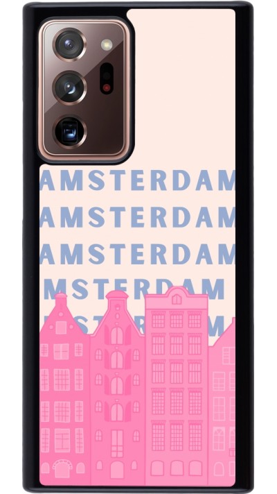 Samsung Galaxy Note 20 Ultra Case Hülle - Amsterdam Pink Print