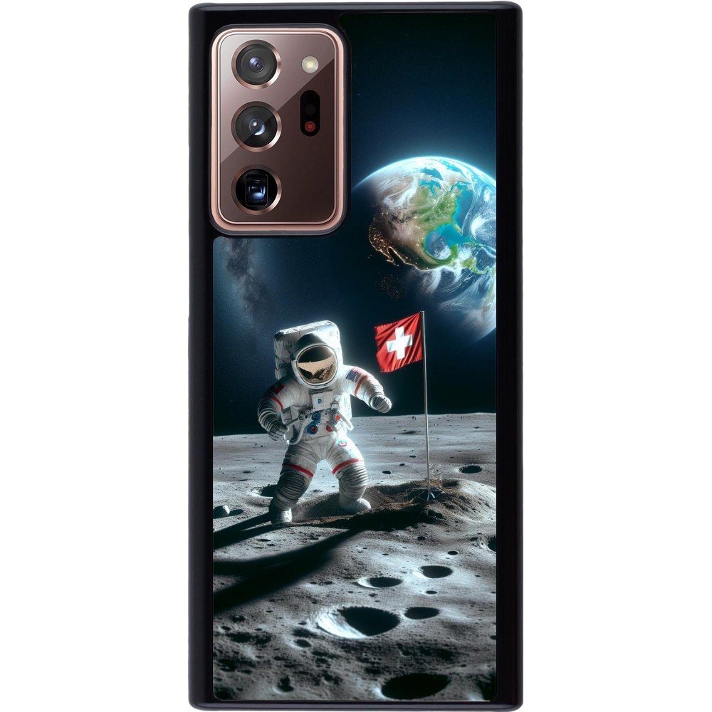 Samsung Galaxy Note 20 Ultra Case Hülle - Astro Schweiz auf dem Mond