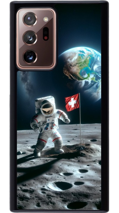 Samsung Galaxy Note 20 Ultra Case Hülle - Astro Schweiz auf dem Mond