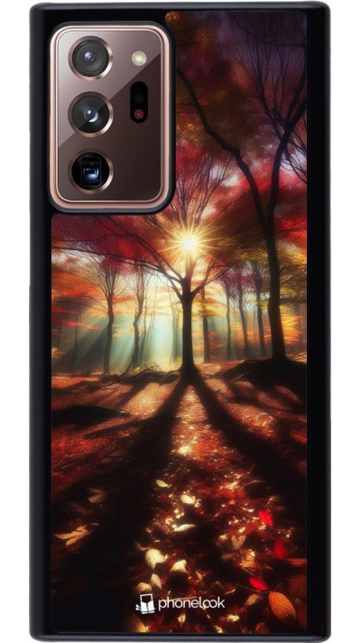 Samsung Galaxy Note 20 Ultra Case Hülle - Herbstlicher goldener Glanz