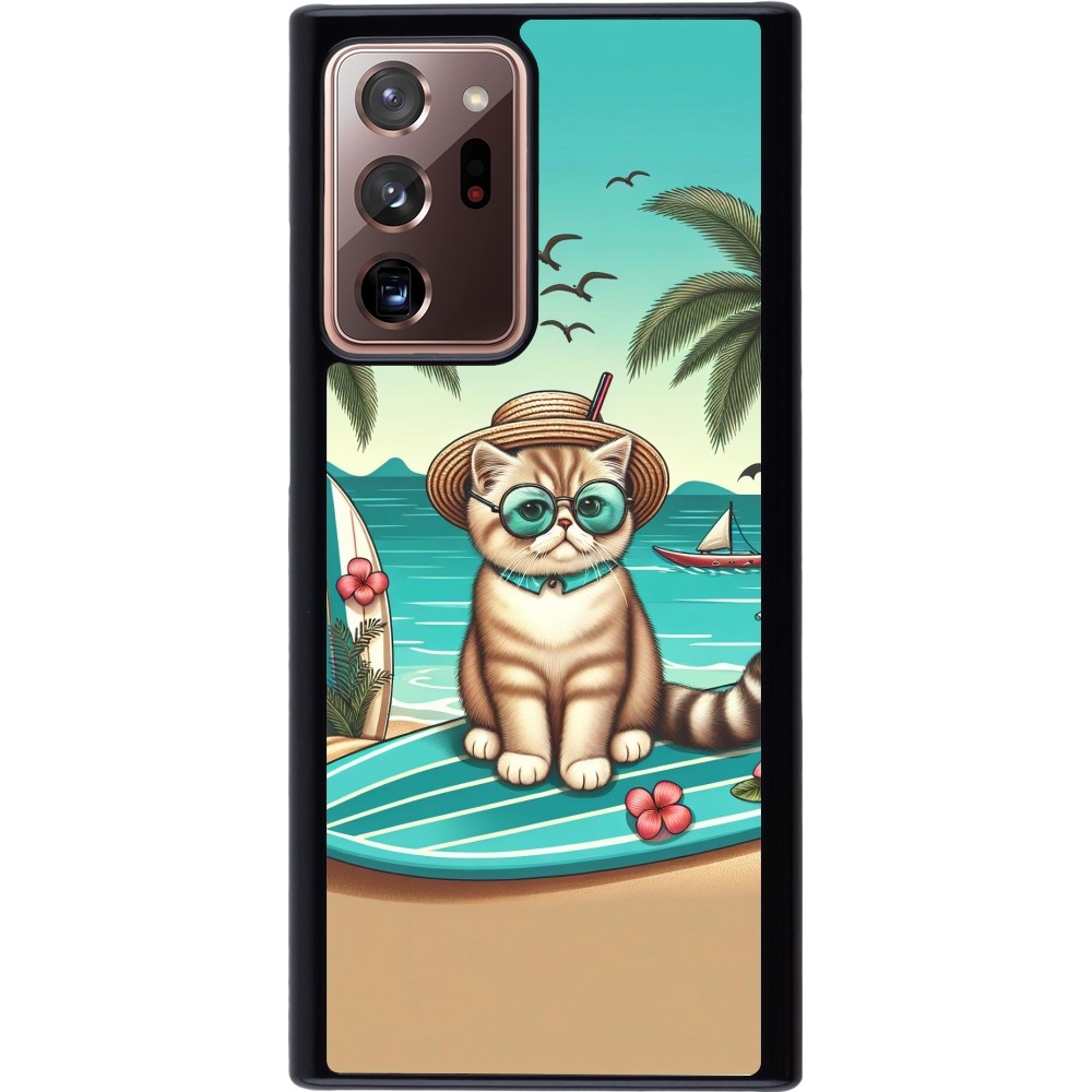 Samsung Galaxy Note 20 Ultra Case Hülle - Chat Surf Stil