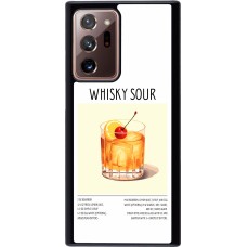 Samsung Galaxy Note 20 Ultra Case Hülle - Cocktail Rezept Whisky Sour