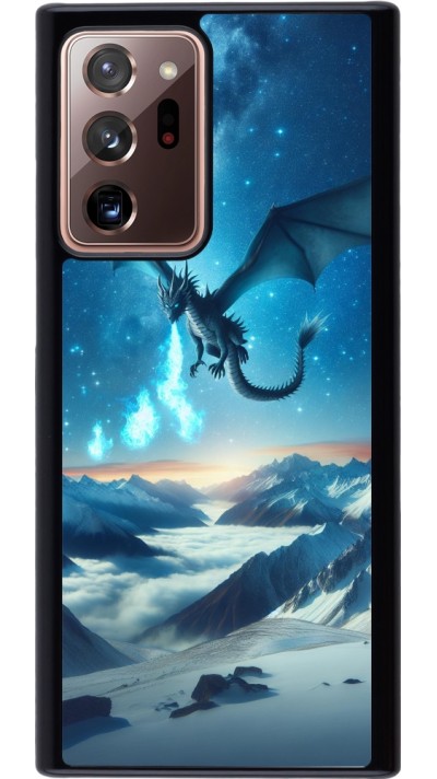 Samsung Galaxy Note 20 Ultra Case Hülle - Drache nächtliche Berg