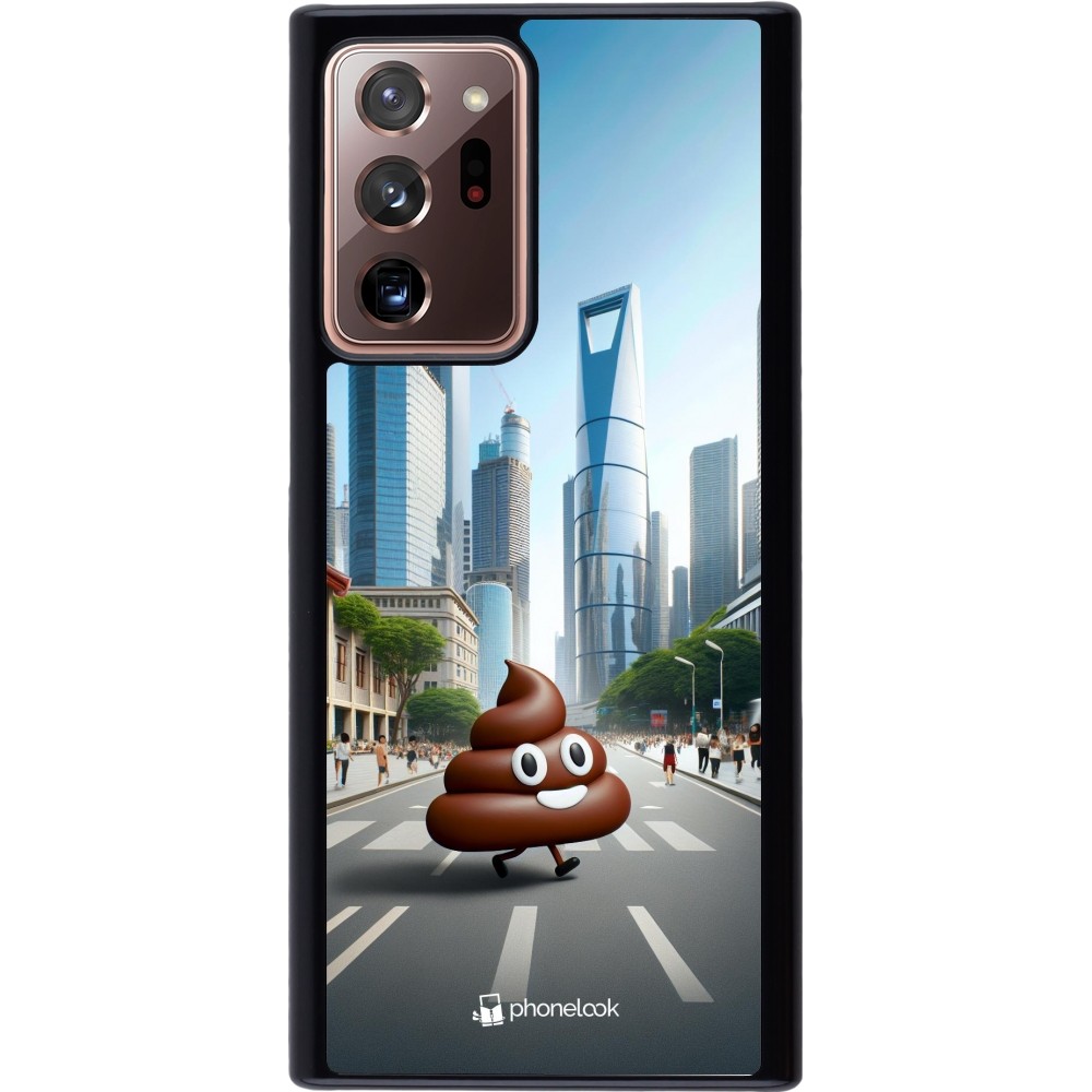 Samsung Galaxy Note 20 Ultra Case Hülle - Kackhaufen Emoji Spaziergang