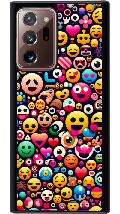 Samsung Galaxy Note 20 Ultra Case Hülle - Emoji Mix Farbe