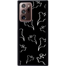 Samsung Galaxy Note 20 Ultra Case Hülle - Halloween 2024 black and white ghosts