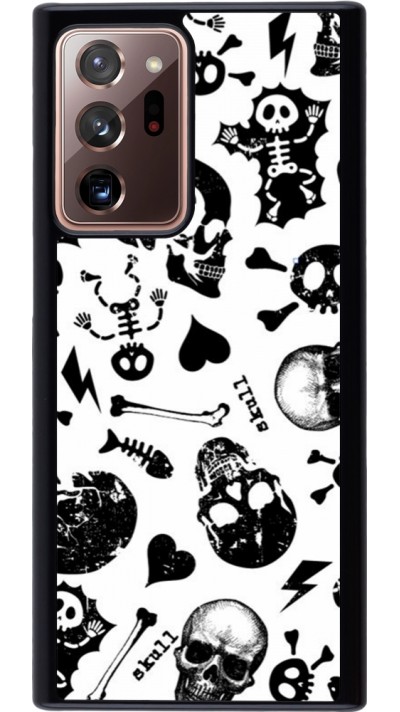 Samsung Galaxy Note 20 Ultra Case Hülle - Halloween 2024 skeleton mix