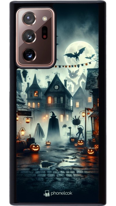 Samsung Galaxy Note 20 Ultra Case Hülle - Halloween Spukstadt